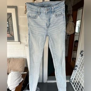 American eagle skinny jeans size 6 long